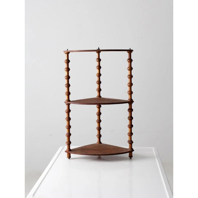 Antique Folk Art Spool Shelf For Sale - Image 9 of 9