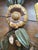 Shabby Chic Vintage Tole Sunflower Sconces - a Pair For Sale - Image 3 of 10