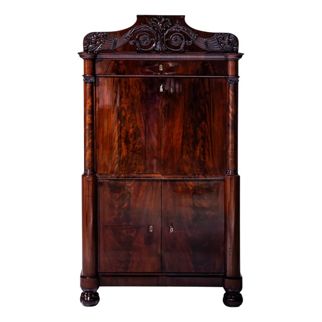 Louis Philippe Secretaire in Mahogany For Sale
