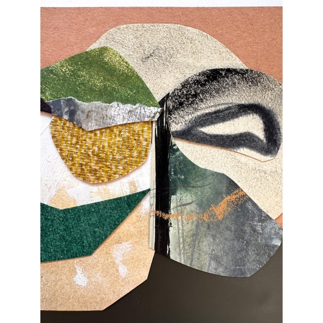 2020s "New Directive 6" Original Mixed-Media Collage on Paper by Zac Woodiel For Sale - Image 5 of 8