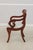Henkel Harris Henkel Harris Vintage Cherry Scroll Arm Open Armchair For Sale - Image 4 of 15