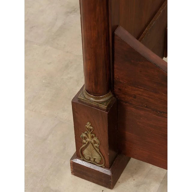 19th Century French 19th Century Empire Daybed & Bed Crown For Sale - Image 5 of 12