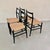 Vintage Leggera Chairs in Rope and Black Wood by Gio Ponti for Cassina, 1950s, Set of 4 For Sale - Image 9 of 12