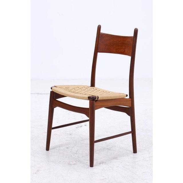 Mid-Century Danish Teak Dining Chairs, 1960s, Set of 2 For Sale - Image 4 of 17