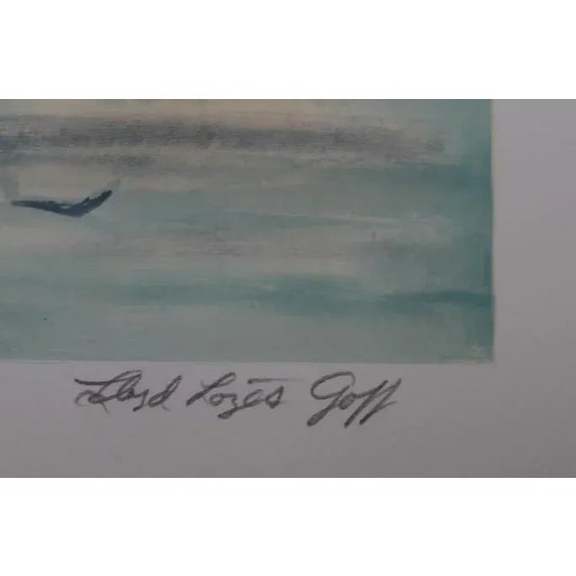 Artist: Lloyd Lozes Goff, American (1918 - 1982) Title: Salute Year: 1979 Medium: Lithograph, Signed and Numbered in...