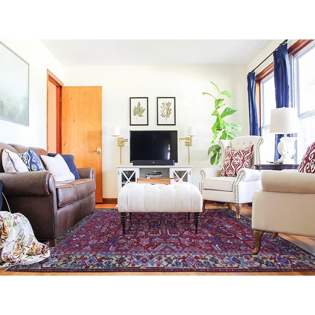 This is a genuine hand knotted oriental rug. It is not hand tufted or machine made rug. Our entire inventory is made of...