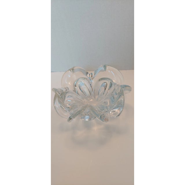 Mid-Century Modern Vintage 1960s Murano Flower Form Bowl For Sale - Image 3 of 8