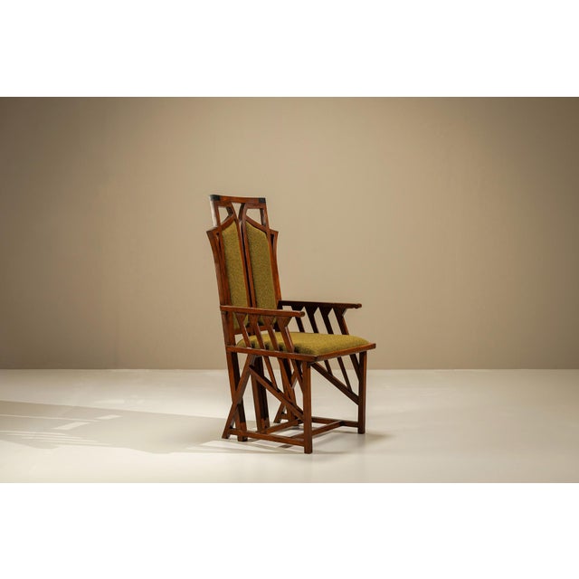 Dark Art Nouveau Armchair For Sale - Image 15 of 15