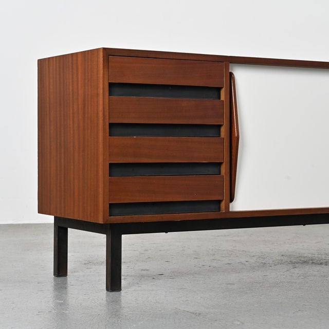 Mahogany Cansado Sideboard by Charlotte Perriand for Steph Simon, 1960s For Sale - Image 10 of 18