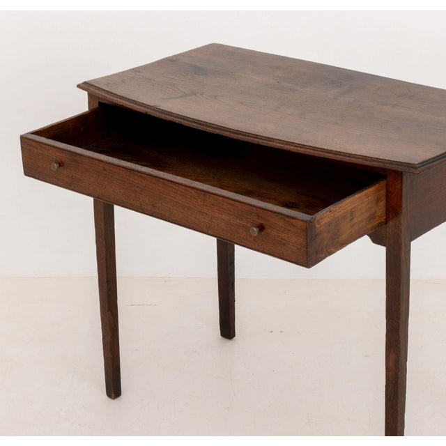 Late 20th Century French Provincial Oak Side Table For Sale - Image 5 of 7