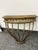 Design Plus Gallery presents the Hayrack Demilune Console Table from Restoration Hardware. Inspired by the voluptuous form...