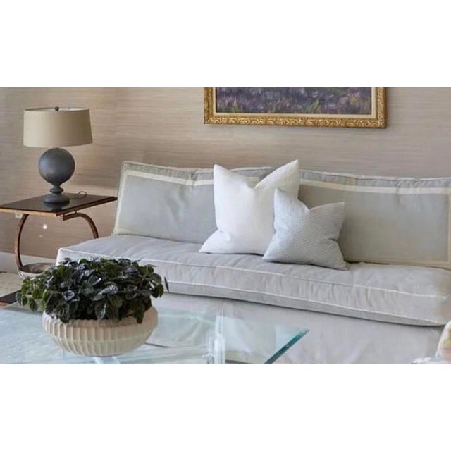 2000 - 2009 Modern Nancy Corzine Easton Armless Loveseat Sofa For Sale - Image 5 of 5