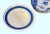 Blue Vintage Blue and White Chinoiserie Planter W/Tray For Sale - Image 8 of 10