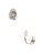 Chanel Chanel Comete Diamond Rock Crystal Earrings Vintage 18 Karat White Gold - 2 Pieces For Sale - Image 4 of 4