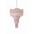 Contemporary Italian Murano Glass Sputnik Chandelier in Pink Quadriedro Spiral Form by Simoeng For Sale - Image 3 of 5