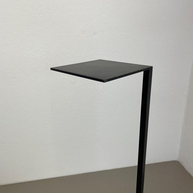 Modernist Bauhaus Cubic Metal Ashtray Stand, Germany, 1960s For Sale - Image 12 of 18