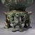 Archaistic Bronze Vase With Bird Finial & Calligraphy For Sale In Los Angeles - Image 6 of 10