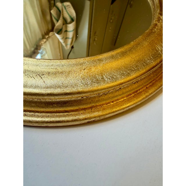 Set of 12 Vintage Round Gilt Italian Mirrors For Sale - Image 13 of 17