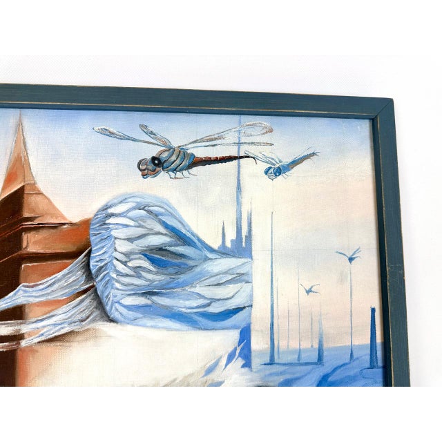 B. W. Onsowicz, Composition, Acrylic on Canvas, 1960s, Framed, in Flawless conditions. Designed 1960 to 1969 This piece...