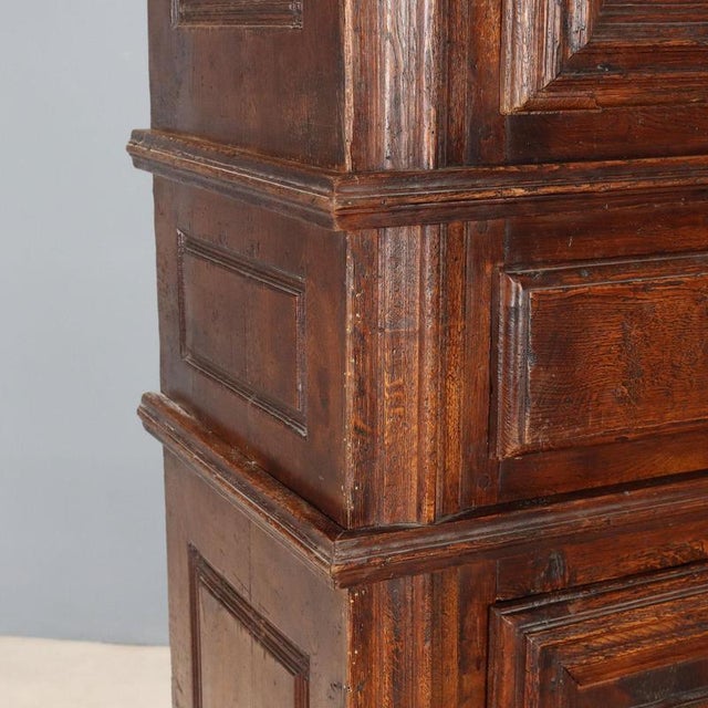 Baroque Style Oak Sideboard with Safe For Sale - Image 6 of 13