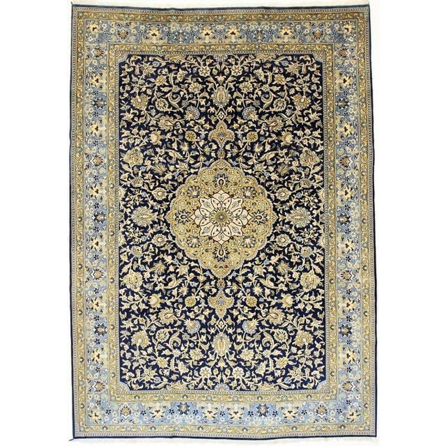 Hand-knotted Qom Oriental rug | Knot density: (approx. 225.000 / m²) | Material: Wool & Cotton | Size: 352 x 246 cm |...