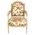 Mid 20th Century French Armchair in European Chintz Fabric For Sale - Image 5 of 5