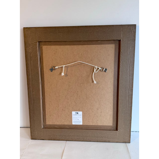 J. G. Strutt, Oriental Plane at Lee Place 1824 Colored Engraving Framed by Throwbridge Gallery London For Sale In Boston - Image 6 of 7