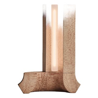 Small Platane Lamp in Plane Tree Wood by Mono Editions For Sale