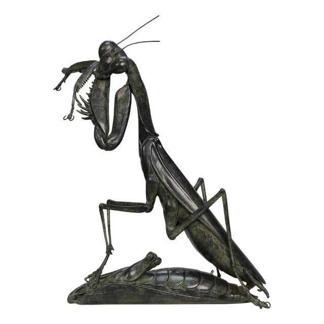 Anne Shingleton, Praying Mantis Wedding Sonata, 1995, Bronze For Sale