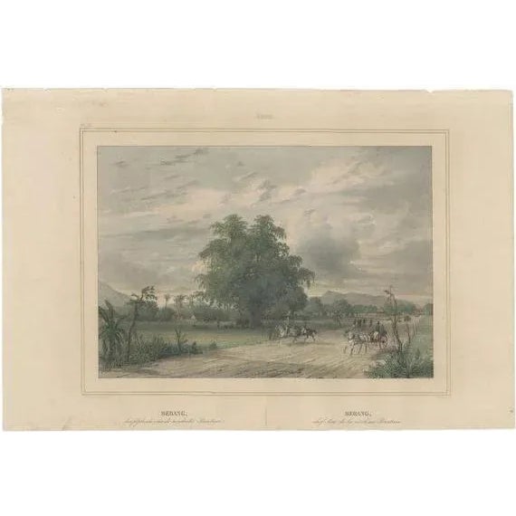 Lauters, Serang, Java in Indonesia, 1844, Print For Sale - Image 6 of 6