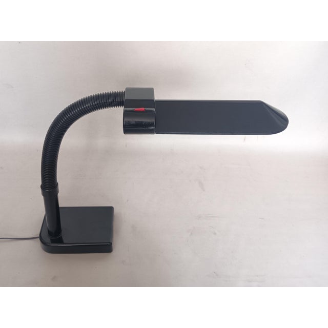Italian Desk Lamp from Sylvania, 1980s, in Very Good conditions. Designed 1980 to 1989 European Plug (up to 250V).The...