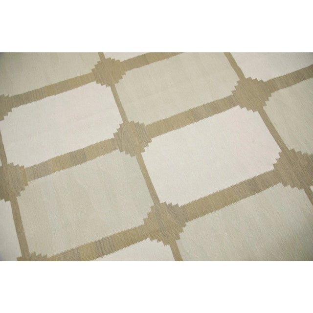 Contemporary Early 21st Century Handmade Modern Kilim Rug 9' X 12' For Sale - Image 3 of 7