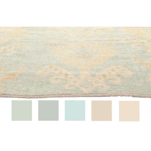 Vintage Modern Turkish Oushak Rug - 09'03 X 12'06 For Sale - Image 12 of 12