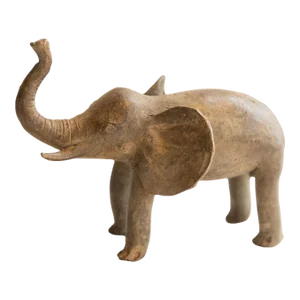 Vintage African Elephant Sculpture