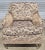 Stickley Late 20th Century Stickley Lounge Arm Chair With Matching Ottoman Footstool Needlepoint Fabric For Sale - Image 4 of 16