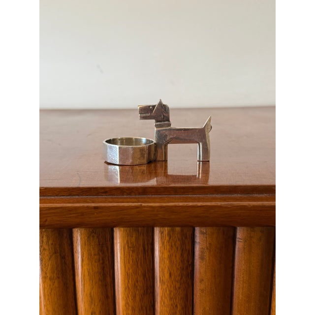 Art Deco silver-plated Ric & Mac small ashtray Edouard Marcel Sandoz (1881 - 1971) - Gallia Christofle, France 1930s...