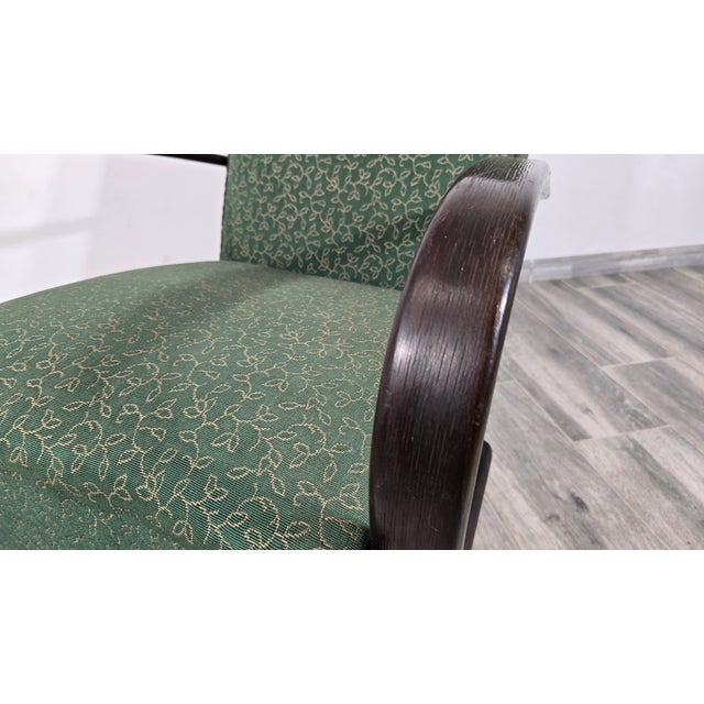Art Deco Lounge Chair by Jindrich Halabala For Sale - Image 3 of 10