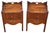 Antique Georgian Revival Mahogany Bedside Tables, 1950s, Set of 2 For Sale - Image 3 of 12