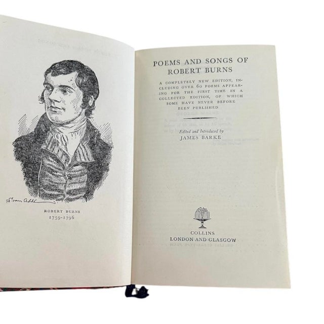 Poems and Songs of Robert Burns Silk Tartan / Plaid Cover With Slipcase - Collector's Edition For Sale - Image 10 of 12