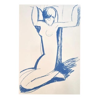 Amedeo Modigliani, Caryatid, 1995, Screen Print For Sale
