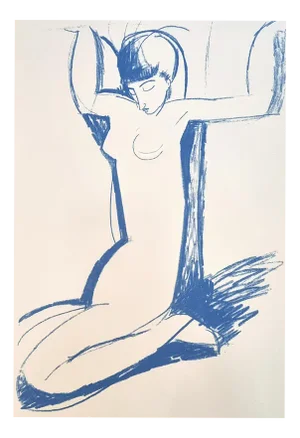 Amedeo Modigliani, Caryatid, 1995, Screen Print