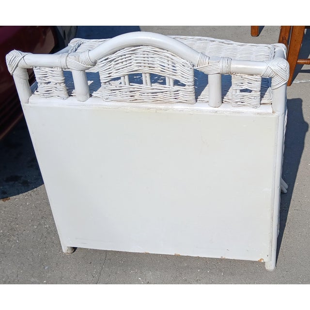 Cute little boho chic or Coastal nightstand or side table. Great addition to your home.