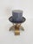 Metal Vintage Brutalist Brass Candleholder, 1960s For Sale - Image 7 of 9