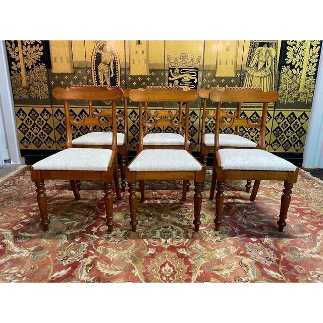 English Dining Chairs, Set of 6 For Sale - Image 9 of 9