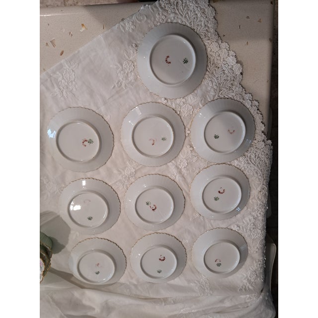 Antique Dessert Cups and Saucers - Set of 20 For Sale - Image 16 of 17