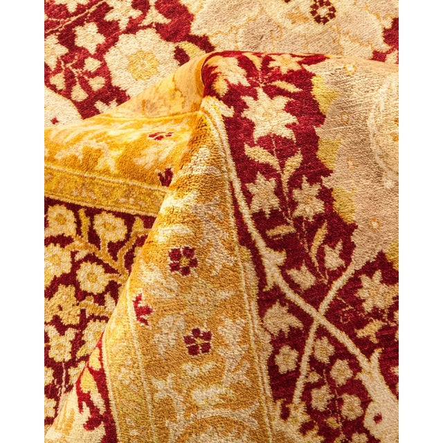 Textile Mogul Collection Hand-Knotted Area Rug - Red Collection 9' 3" X 12' 6" For Sale - Image 7 of 10