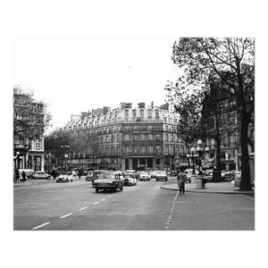 1971 Hotel Du Louvre Paris Street Photograph by Don Ware