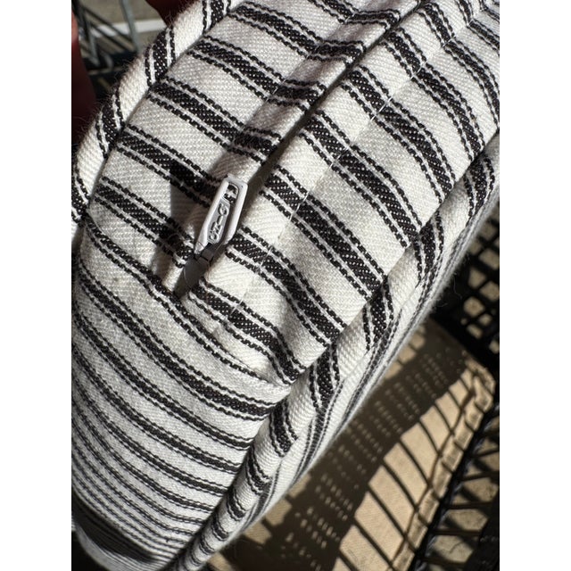 Brown 19th Century Antique Wicker Rocking Chair (By United Indurated Fibre Company), Newly Restored For Sale - Image 8 of 12