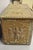 Gold Antique English Victorian Brass Figural Repousse Coal Bin Storage Blanket Chest For Sale - Image 8 of 12