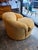 Pair of John Mascheroni Reupholstered Swivel Barrel Chairs MCM Vintage For Sale - Image 10 of 11